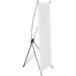 0.6 x 1.6m X-Banner with Fabric print 1