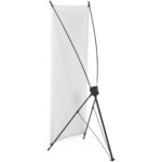 0.6 x 1.6m X-Banner with PVC print 1