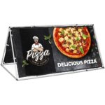 2m x 1m A-Frame with PVC Print