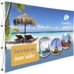 3m x 2.25m Straight Banner Wall