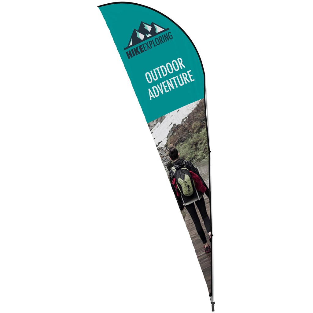 4m Sharkfin Double-Sided Flying Banner 2