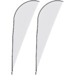 4m Sharkfin Single-Sided Flying Banner – Set Of 2 1