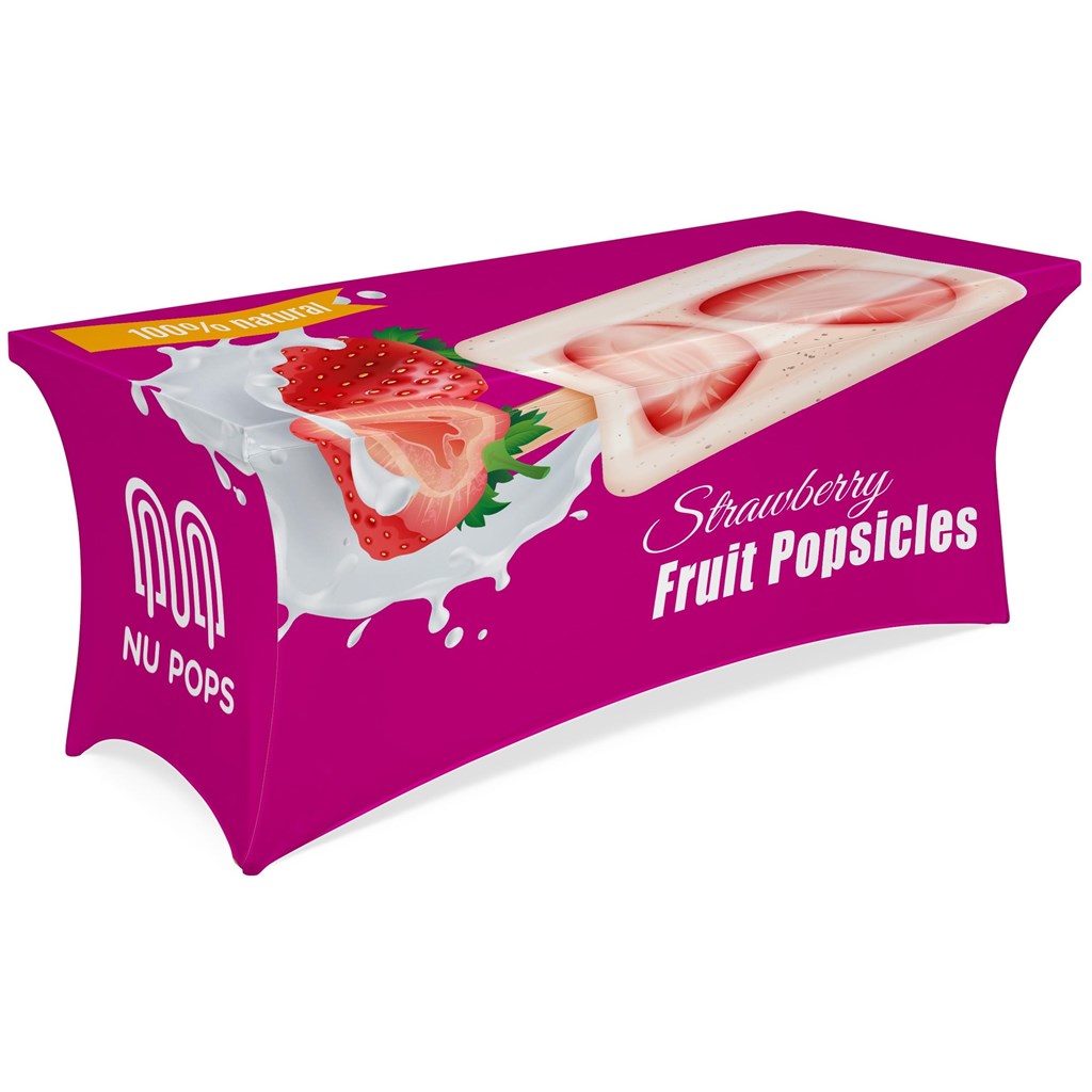 1.83m x 0.76m x 075m Spandex Stretch Table Cloth 1