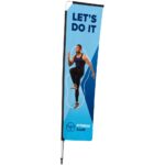 3m Telescopic Single-Sided Flying Banner – Set Of 2 1