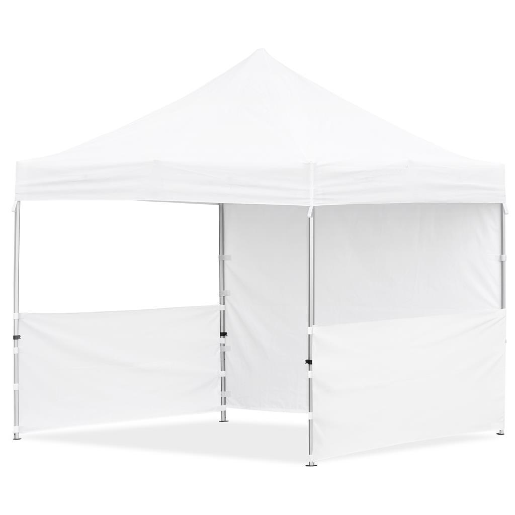 3m x 3m Heavy Duty Gazebo - 1 Full Back + 2 Half Sides 2
