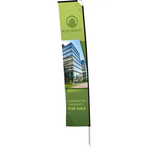 4m Telescopic Double-Sided Flying Banner